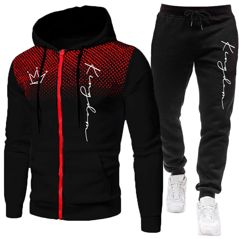 Outdoor Sport Winter Jacket - King Men's Jacket Tracksuit Casual Dot