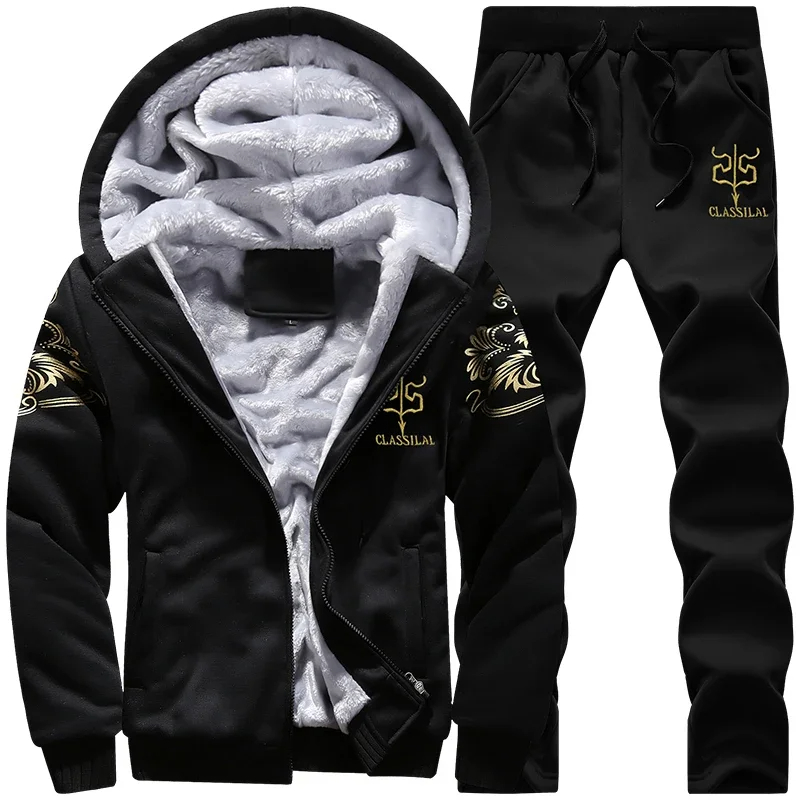 Outdoor Sport Winter Jacket - Autumn Winter Men's Sports Sets Casual
