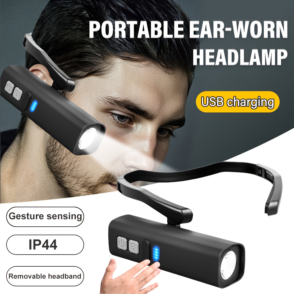 Outdoor Sport Activity - 2025 Ear Clip Headlamp– Bright LED