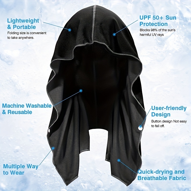 Cooling Hoodie Towel Beach Cam - đánh giá và giá Outdoor Sport Hoodie