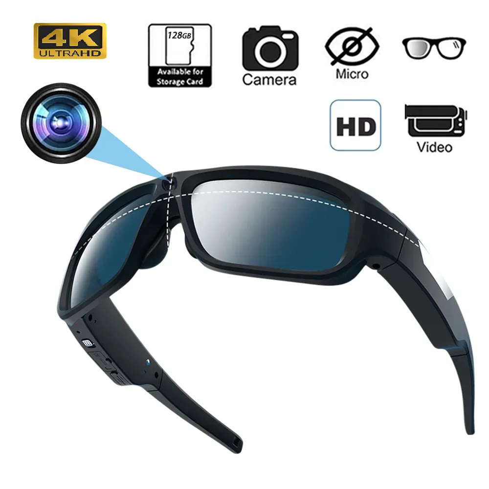 4K HD Smart Glasses Camera Min - đánh giá và giá Outdoor Sport Activity