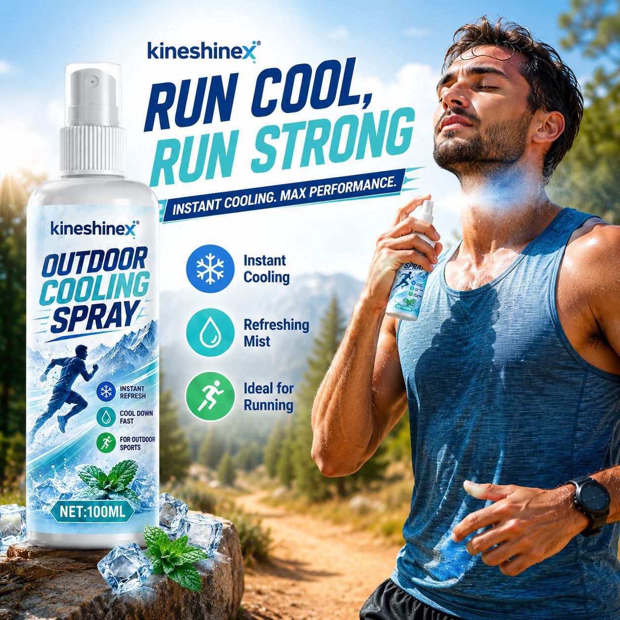 Outdoor Cooling Spray 100ml–In - đánh giá và giá Outdoor Sport Activity