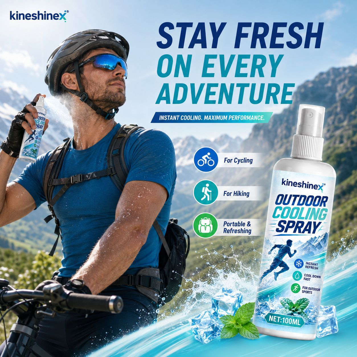 Outdoor Cooling Spray 100ml–In - đánh giá và giá Outdoor Sport Activity