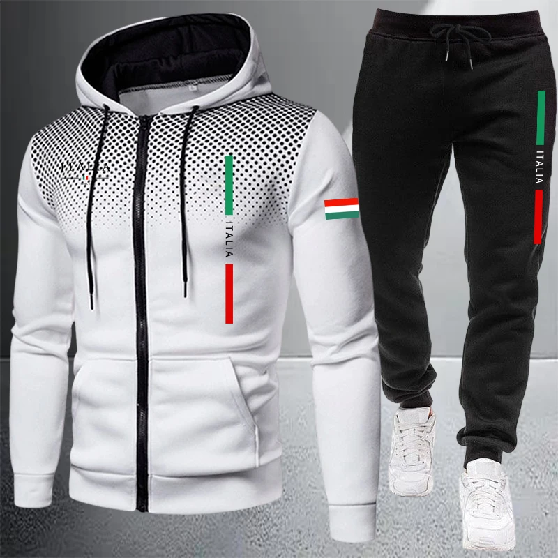 Men's Tracksuit Casual Zip Hoo - đánh giá và giá Outdoor Sport Winter Jacket