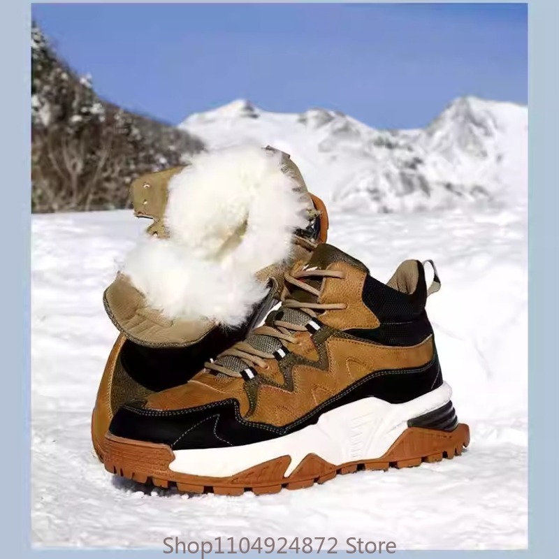 Winter Warm Wool Cotton Shoes  - đánh giá và giá Outdoor Sport With Sticks