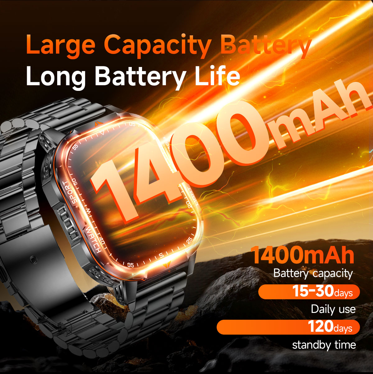 2026 New 1400mAh Super Large B - đánh giá và giá Outdoor Sport Day