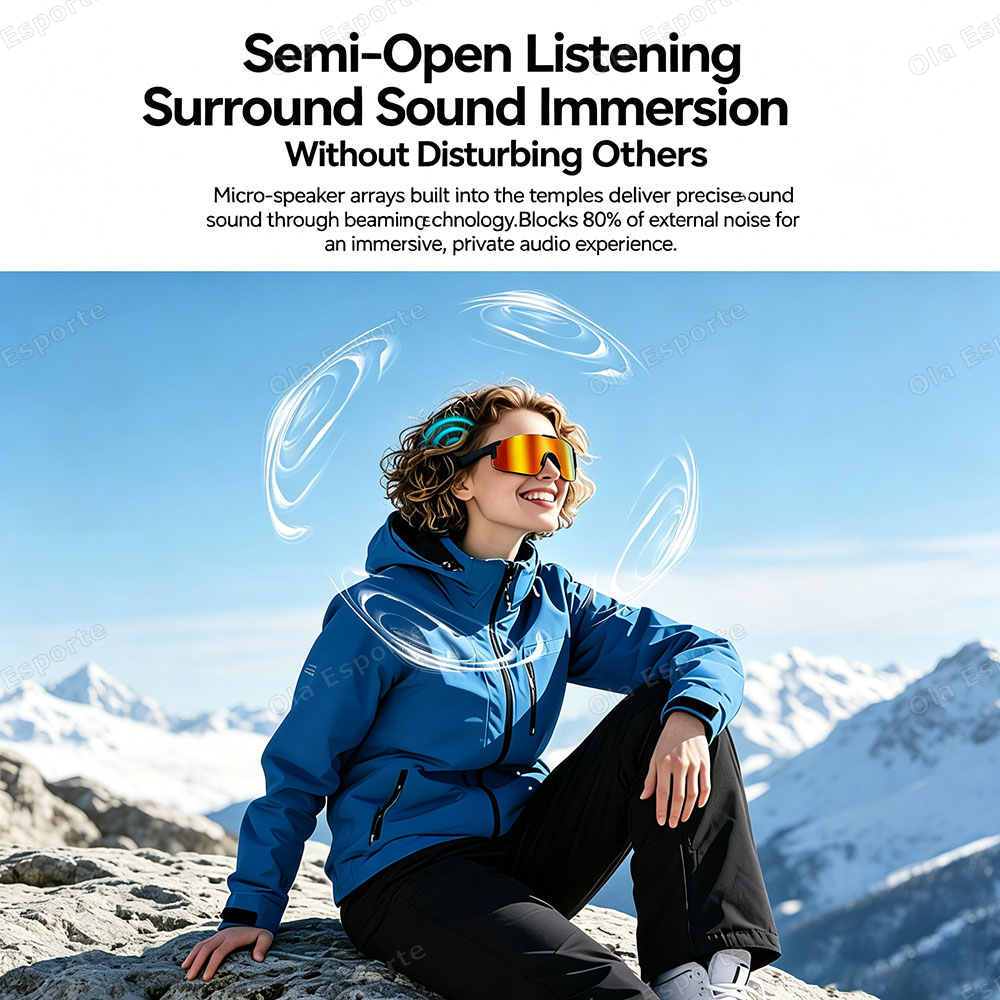Cycling Smart Glasses HD Bluet - đánh giá và giá Outdoor Sport Activity