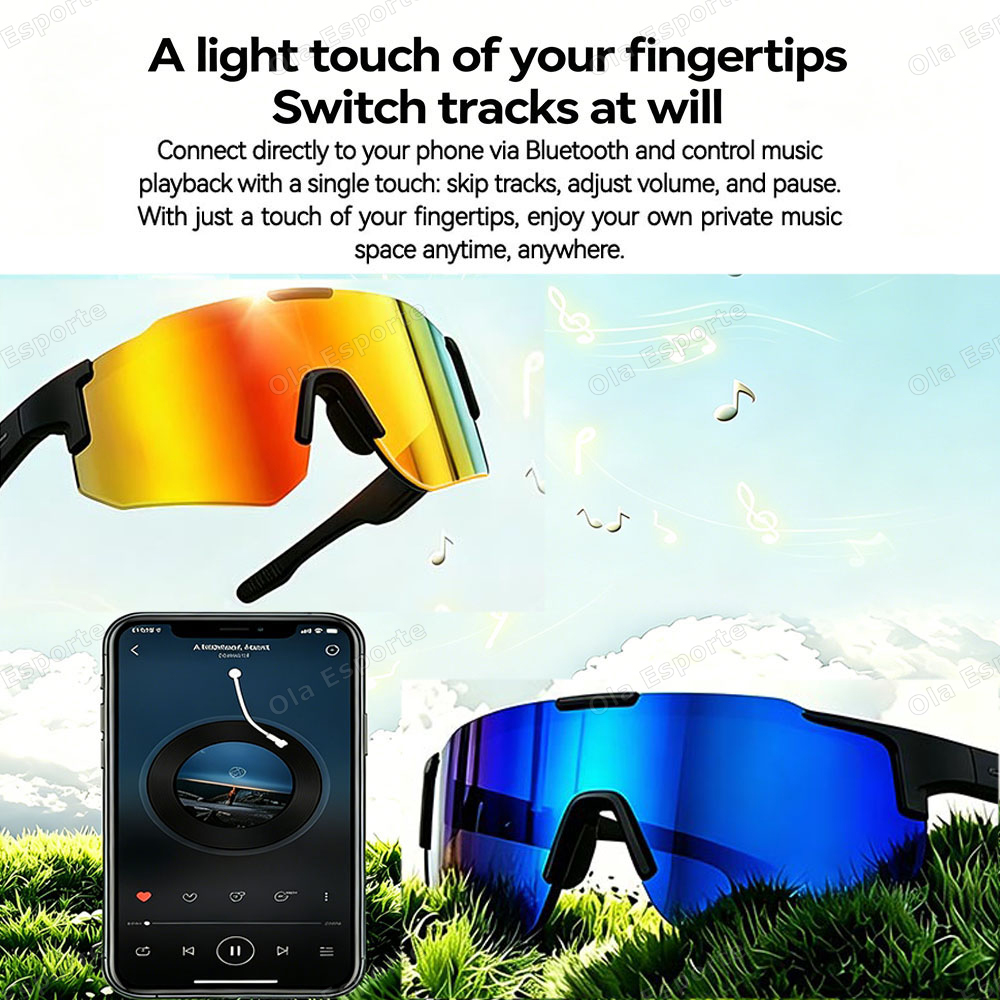 Cycling Smart Glasses HD Bluet - đánh giá và giá Outdoor Sport Activity