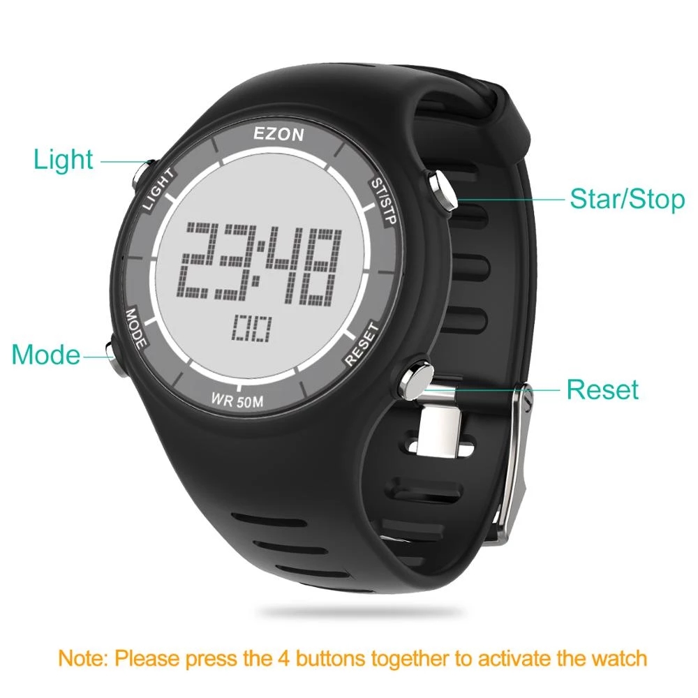EZON Mới Thời Trang Phụ Nữ Kỹ  - đánh giá và giá Outdoor Sport Watch