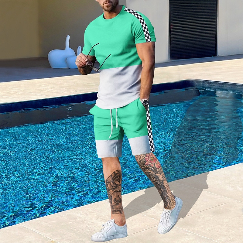 Men's Pattern Color Blocked 2- - đánh giá và giá Outdoor Sport Leisure