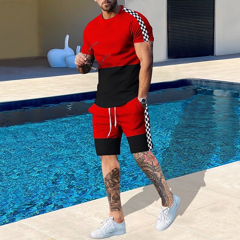 Men's Pattern Color Blocked 2- - đánh giá và giá Outdoor Sport Leisure