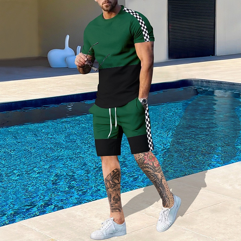 Men's Pattern Color Blocked 2- - đánh giá và giá Outdoor Sport Leisure