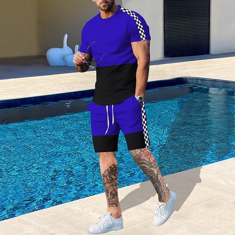 Men's Pattern Color Blocked 2- - đánh giá và giá Outdoor Sport Leisure