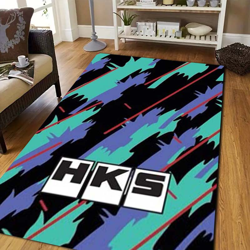 3D Racing H-HKS Print Area Rug - đánh giá và giá Outdoor Sport Live