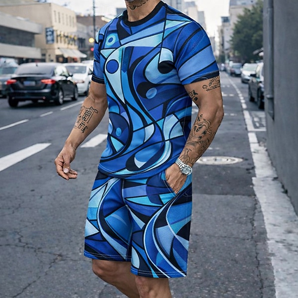 Men's 2pcs Tees Sets Summer To - đánh giá và giá Outdoor Sport Is