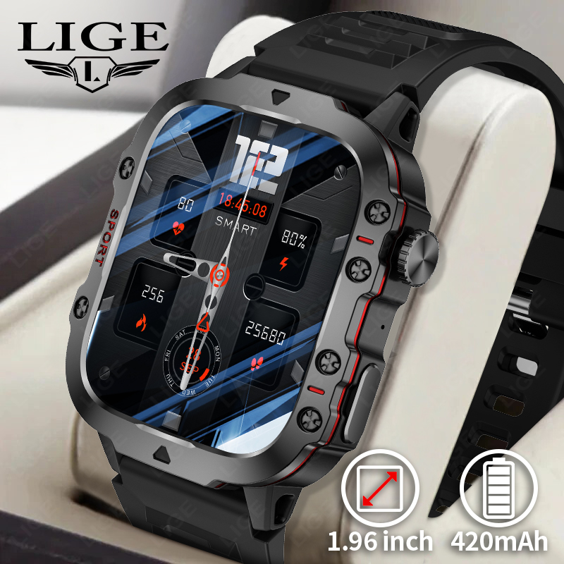 LIGE Outdoor Smart Watch Men 2 - đánh giá và giá Outdoor Sport Day