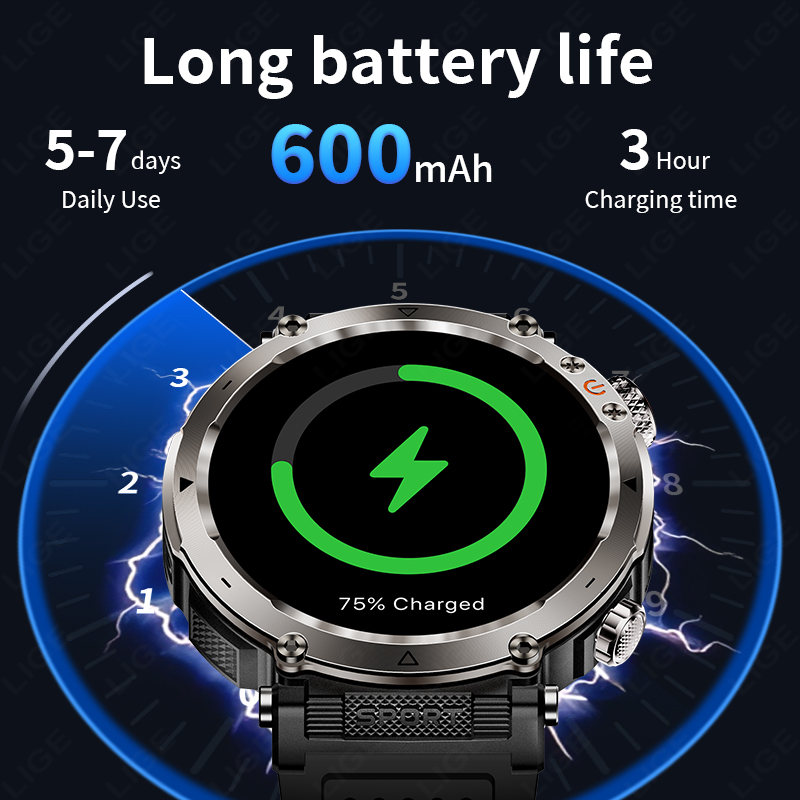 New Military Outdoor Smartwatc - đánh giá và giá Outdoor Sport Watch
